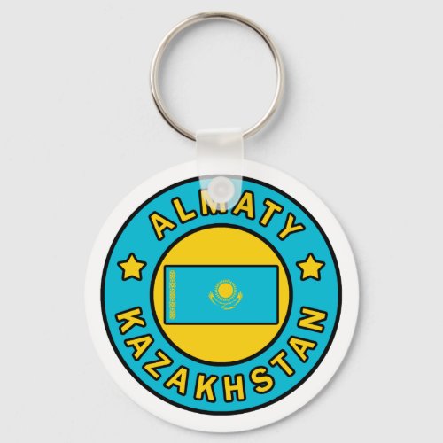 Almaty Kazakhstan Keychain
