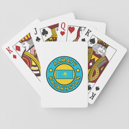 Almaty Kazakhstan Poker Cards