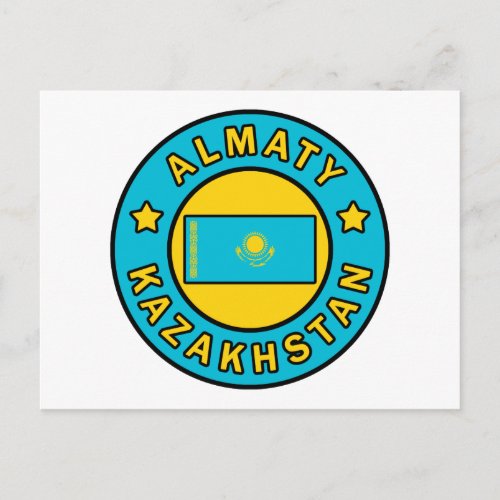 Almaty Kazakhstan Postcard