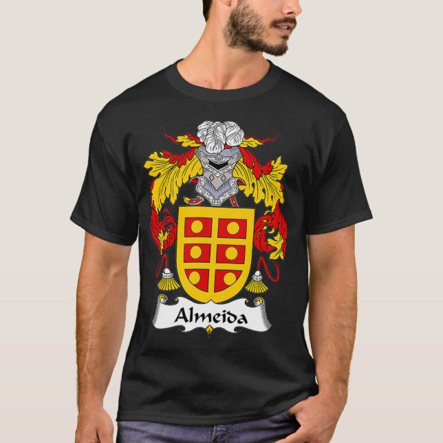 Almeida Coat of Arms  Family Crest T-Shirt (Front)