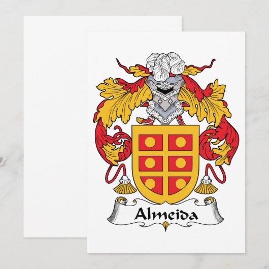 Almeida Family Crest (Front/Back)
