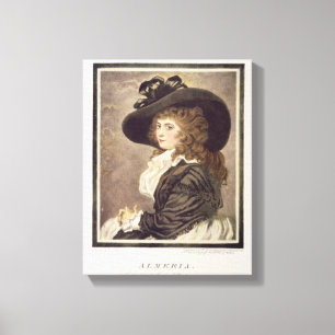 Almeria, engraved and pub. by John Raphael Canvas Print