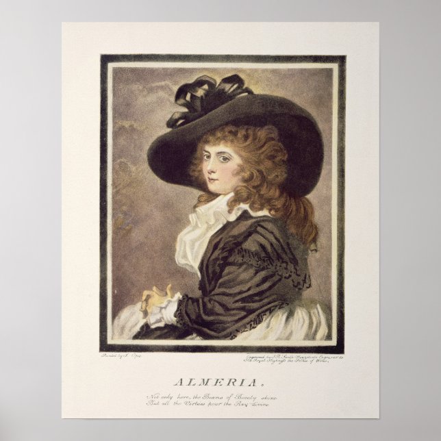 Almeria, engraved and pub. by John Raphael Poster (Front)