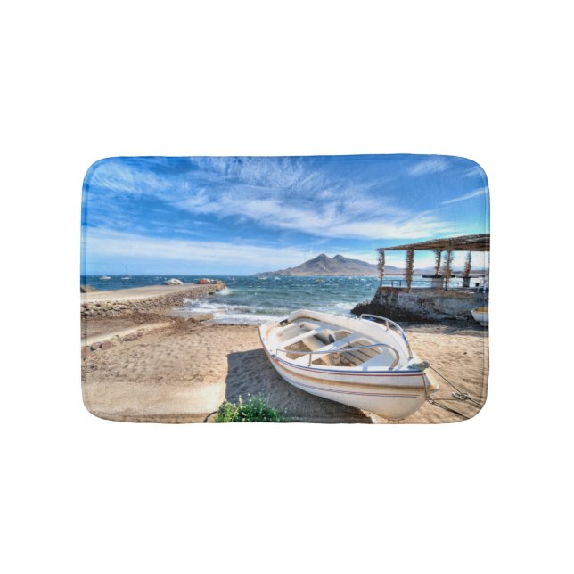 Almería, La Isleta Del Moro | Mar Mediterráneo Bathroom Mat (Front)
