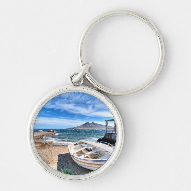 Almería, La Isleta Del Moro | Mar Mediterráneo Keychain (Front)