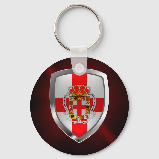 Almería Metallic Emblem Keychain (Front)