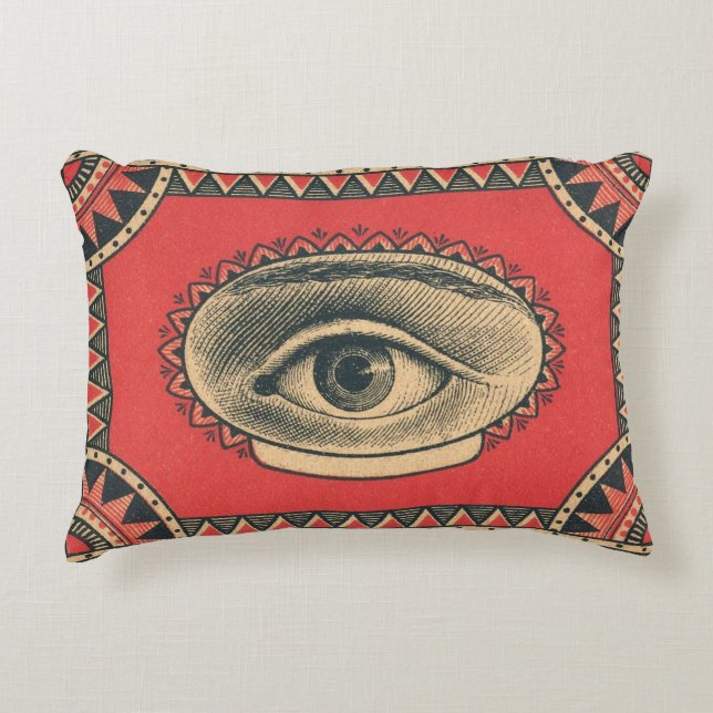 almighty eye of wisdom accent pillow (Front)