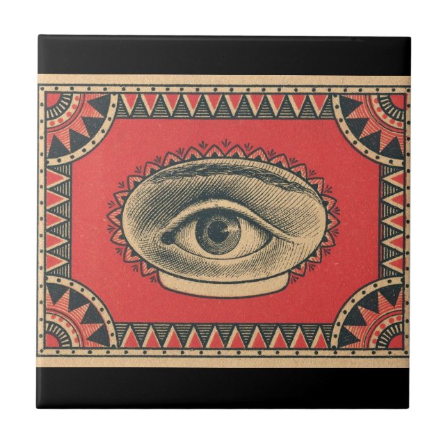 almighty eye of wisdom ceramic tile (Front)
