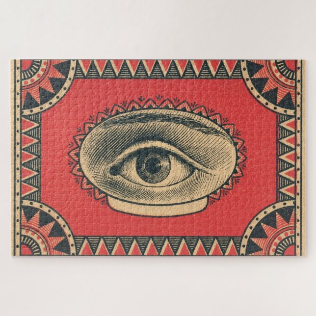 almighty eye of wisdom jigsaw puzzle (Horizontal)