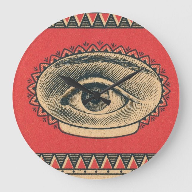 almighty eye of wisdom large clock (Front)
