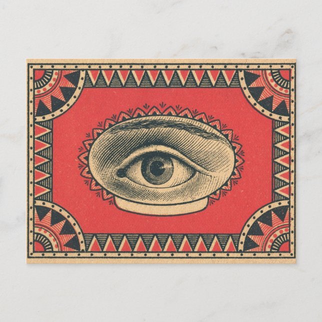 almighty eye of wisdom postcard (Front)