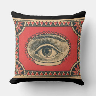 almighty eye of wisdom throw pillow