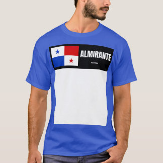Almirante City with Panama Flag T-Shirt