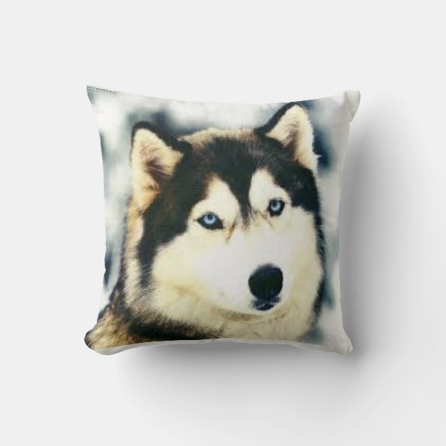Almoada of animal I number 1 Throw Pillow (Front)