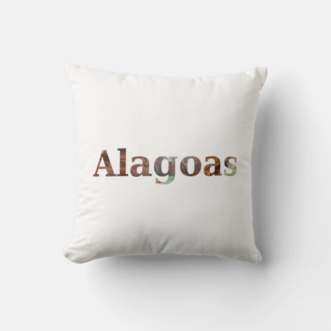Almofada Alagoas Throw Pillow (Front)