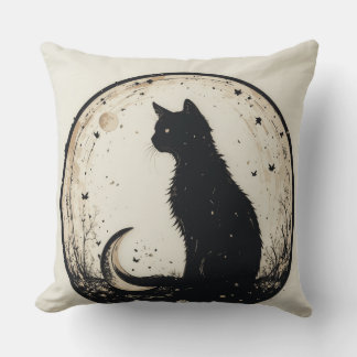 Almofada com gato throw pillow