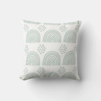Almofada Decorativa Arco-Íris Azul  Throw Pillow