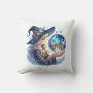 Almofada (Pillow) Bruxa Natalina Throw Pillow