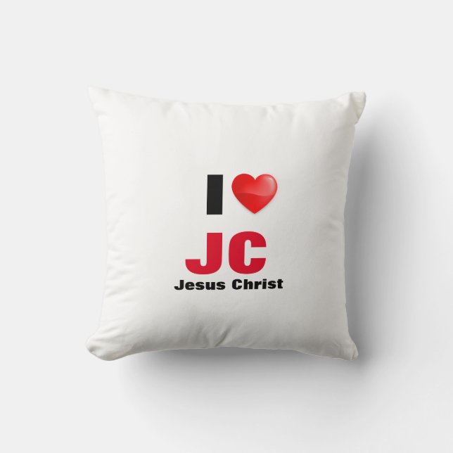 Almohada Jesus Christ  Throw Pillow (Front)