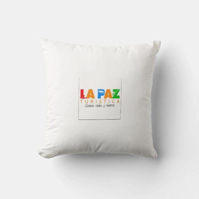 Almohada La Paz entre cielo y tierra Throw Pillow (Front)