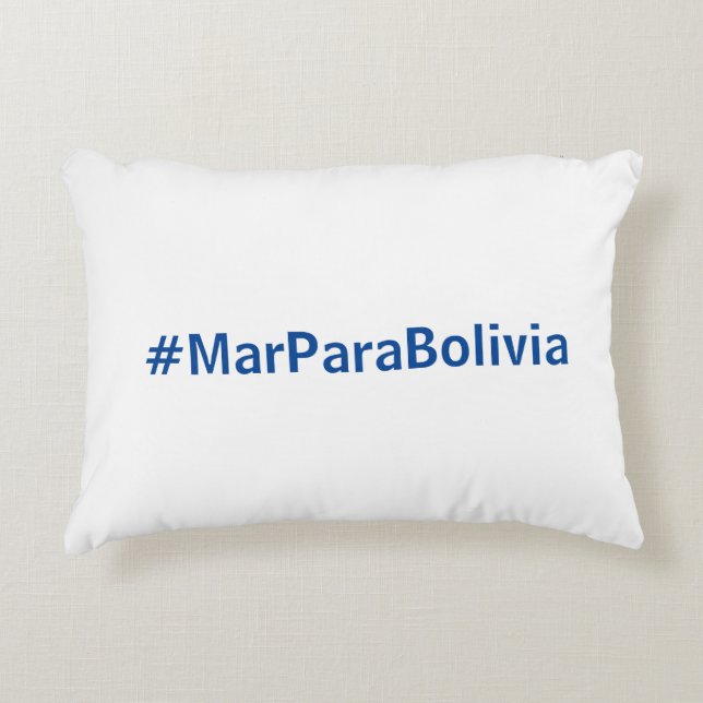 Almohada  Mar para Bolivia Accent Pillow (Front)
