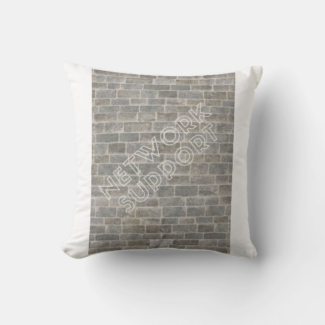 Almohada Network support Throw Pillow (Front)