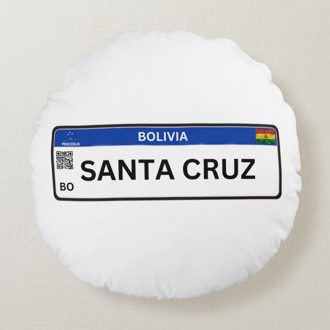 Almohada Santa Cruz Mercosur Round Pillow (Front)