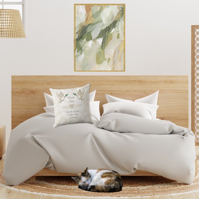 Almohadas de boda Regalos de boda Throw Pillow