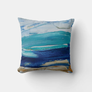 Almohadon Blue Monticelli Art Throw Pillow