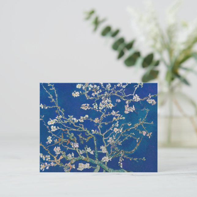 Almond Bloom (Indigo) | Van Gogh | Postcard (Standing Front)