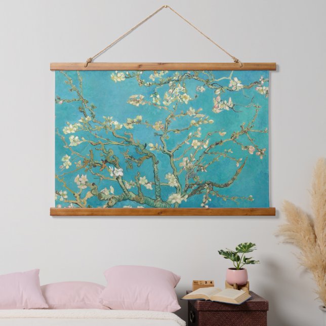 Almond Blossom, 1890 by Vincent van Gogh Hanging Tapestry (Bedroom)