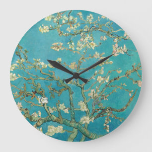 Almond Blossom, 1890 by Vincent van Gogh Large Clock