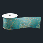 Almond Blossom, 1890 by Vincent van Gogh Satin Ribbon<br><div class="desc">Almond Blossom,  1890 by Vincent van Gogh. Flowering trees were special to van Gogh. They represented awakening and hope. He enjoyed them aesthetically and found joy in painting flowering trees.</div>