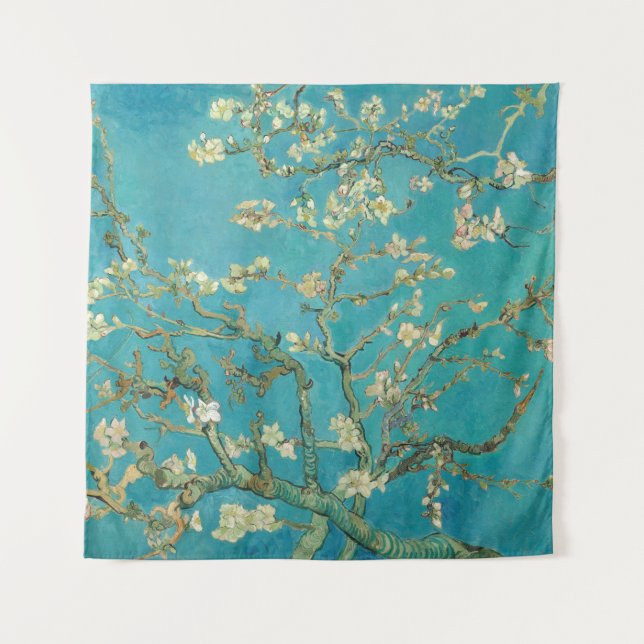 Almond Blossom, 1890 by Vincent van Gogh Tapestry (Front)