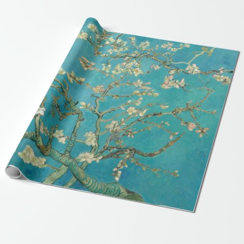 Almond Blossom 1890 by Vincent van Gogh Wrapping Paper