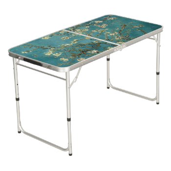 Almond Blossom Beer Pong Table by vintage_gift_shop at Zazzle