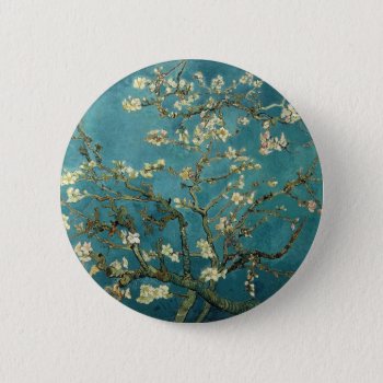 Almond Blossom Button by vintage_gift_shop at Zazzle