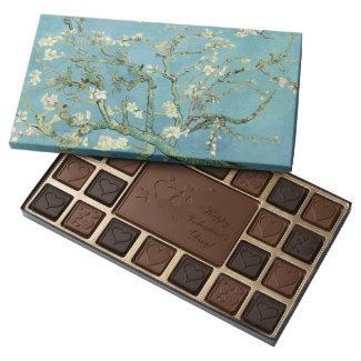 Almond Blossom by Van Gogh Fine Art Assorted Chocolates