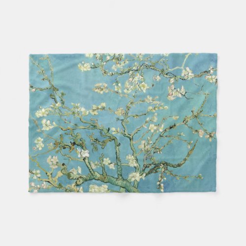 Almond Blossom by Van Gogh Fine Art Fleece Blanket