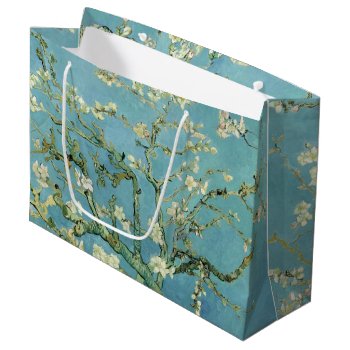 Almond Blossom By Van Gogh Fine Art Large Gift Bag by GalleryGreats at Zazzle