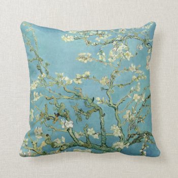 Almond Blossom By Van Gogh Fine Art Pillow by GalleryGreats at Zazzle