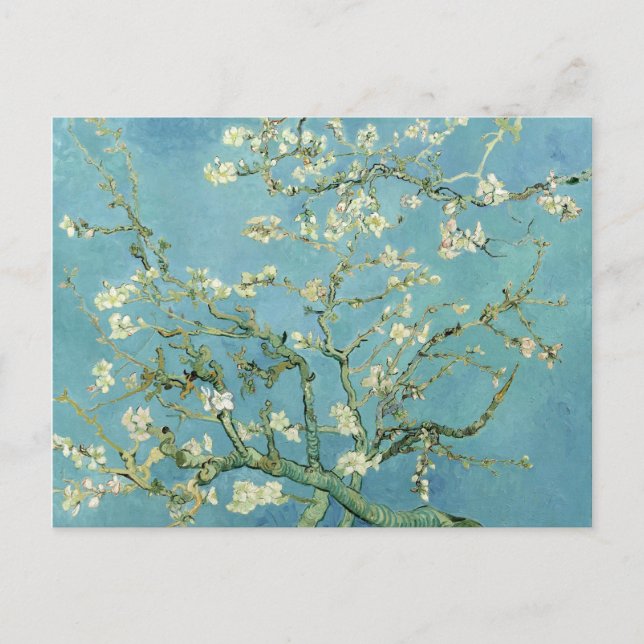 Almond Blossom by Van Gogh Fine Art Postcard (Front)