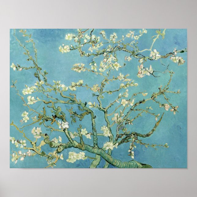 Almond Blossom by Van Gogh Fine Art Poster Print (Front)