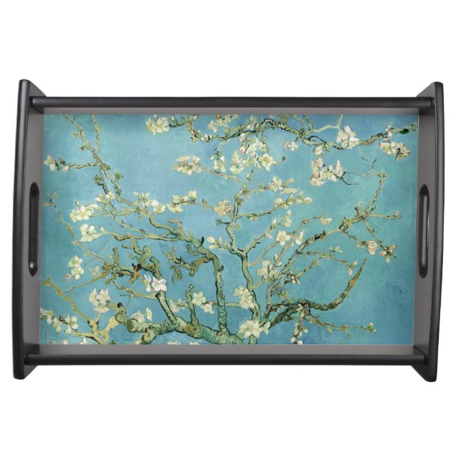 Almond Blossom by Van Gogh Fine Art Serving Tray (Front)