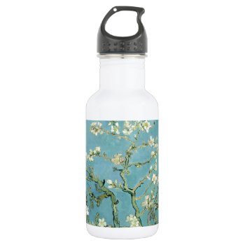 Almond Blossom By Van Gogh Stainless Steel Water Bottle by GalleryGreats at Zazzle