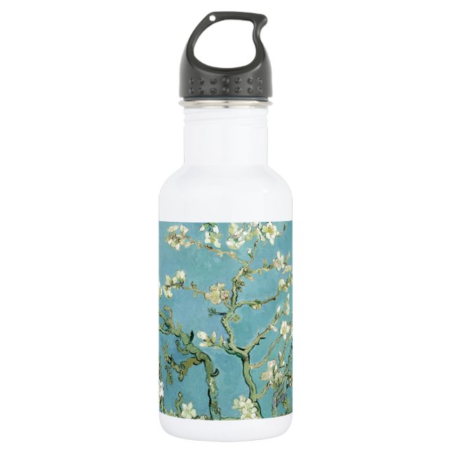 Almond Blossom by Van Gogh Stainless Steel Water Bottle (Front)