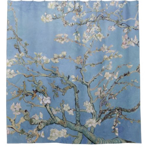 Almond Blossom by Van Gogh Vintage Floral Art Shower Curtain