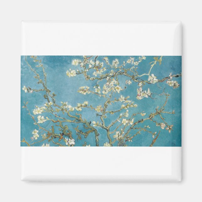 Almond Blossom by Vincent van Gogh Magnet (Front)