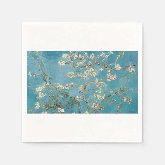 Almond Blossom by Vincent van Gogh Napkins (Front)