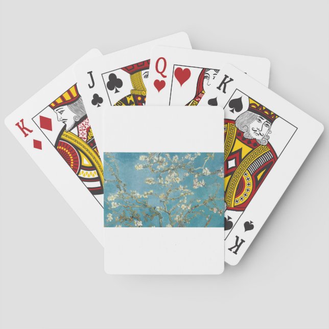 Almond Blossom by Vincent van Gogh Poker Cards (Back)